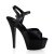 Pleaser KISS-209 Black Leather/Black EU-39 / US-9