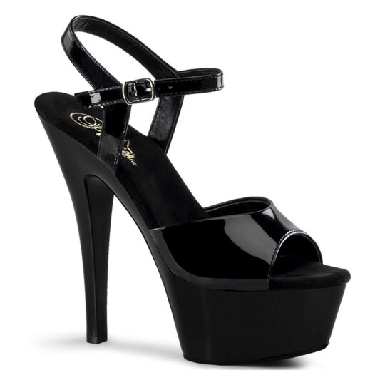 Pleaser KISS-209 Black Patent/Black EU-35 / US-5
