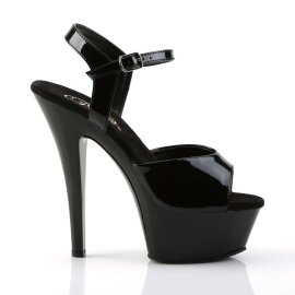 Pleaser KISS-209 Black Patent/Black EU-35 / US-5