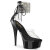 Pleaser DELIGHT-624RS Platform Sandalettes Clear Rhinestones Transparent EU-40 / US-10