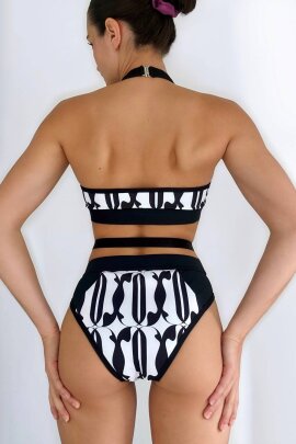 Oksa Wear Top Jadore Black-White XS