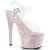 Pleaser ADORE-708LG Clear/Opal Multi Glitter EU-37 / US-7