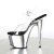 Pleaser ADORE-708 Clear/Silver Chrome EU-35 / US-5