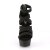 Pleaser DELIGHT-659 Black Elastic Band-Faux Leather/Black Matte EU-35 / US-5