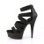 Pleaser DELIGHT-659 Black Elastic Band-Faux Leather/Black Matte EU-35 / US-5