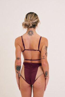 Lunalae Shorts Lola High Waist Plum M