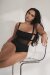 Lunalae Bodysuit Clover Black M