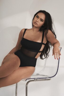 Lunalae Bodysuit Clover Black L
