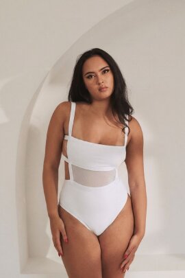 Lunalae Bodysuit Clover White