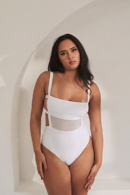 Lunalae Bodysuit Clover White L