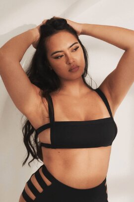 Lunalae Top Clover Black M