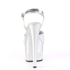 Pleaser ADORE-709-2G Silver Multi Glitter/Silver Multi Glitter EU-38 / US-8