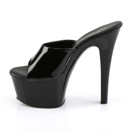 Pleaser ASPIRE-601 Black Patent/Black EU-39 / US-9