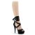 Pleaser DELIGHT-679 Black Faux Suede/Black Faux Suede EU-38 / US-8