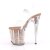 Pleaser FLAMINGO-808G Clear/Rose Gold Glitter EU-42 / US-12