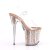 Pleaser FLAMINGO-808G Clear/Rose Gold Glitter EU-42 / US-12