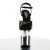 Pleaser FLAMINGO-809 Black Patent/Silver Chrome EU-37 / US-7