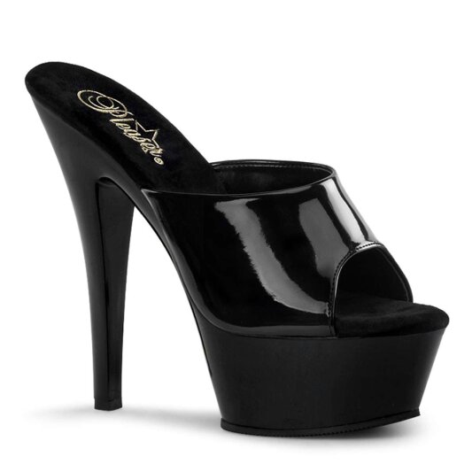 Pleaser KISS-201 Black Patent/Black EU-38 / US-8