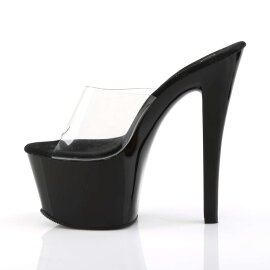 Pleaser SKY-301 Clear/Black EU-39 / US-9