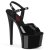 Pleaser PASSION-709 Plateau Sandalettes Patent Black EU-38 / US-8