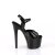Pleaser PASSION-709 Plateau Sandalettes Patent Black EU-38 / US-8
