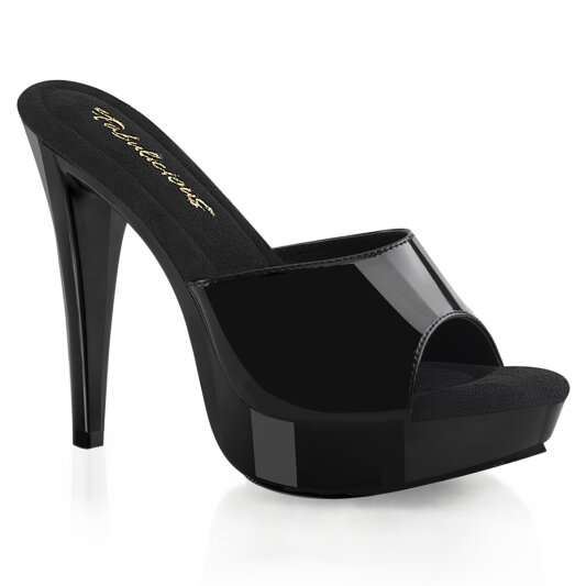 Fabulicious COCKTAIL-501 Platform Mules Black EU-39 / US-9