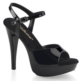 Fabulicious COCKTAIL-509 Platform Sandalettes Black EU-39...