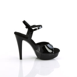 Fabulicious COCKTAIL-509 Platform Sandalettes Black EU-39 / US-9
