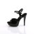 Fabulicious COCKTAIL-509 Platform Sandalettes Black EU-39 / US-9
