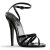 Devious DOMINA-108 Sandalettes Patent Black EU-38 / US-8