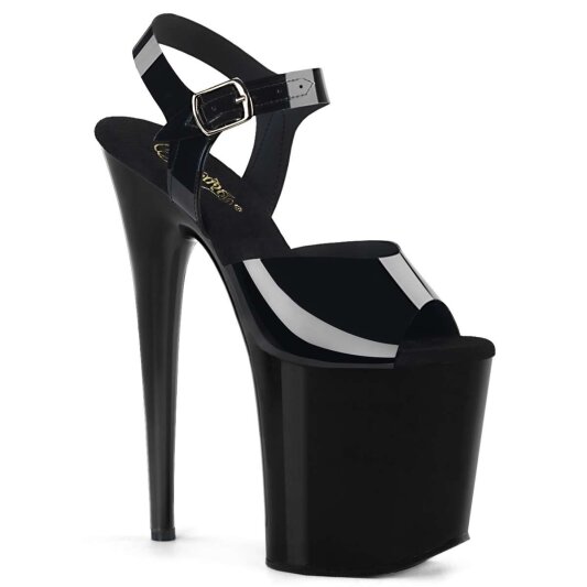 Pleaser FLAMINGO-808N Black (Jelly-Like) TPU/Black EU-38 / US-8