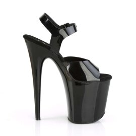 Pleaser FLAMINGO-808N Black (Jelly-Like) TPU/Black EU-38 / US-8