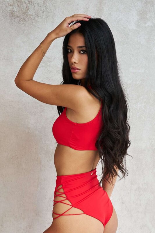 Lunalae Shorts Romy Red