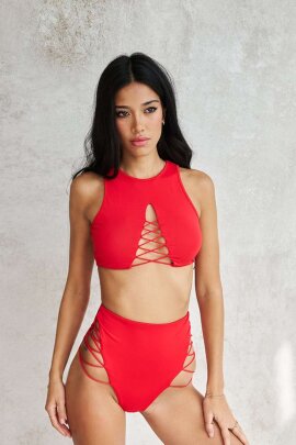Lunalae Shorts Romy Red