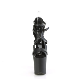 Pleaser FLAMINGO-877 Platform Sandalettes Clear Black...