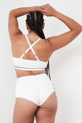 Lunalae Shorts High Waist Missy White B-Stock