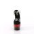 Pleaser ADORE-708SS Plateau Sandalettes Glitter Transparent Red EU-42 / US-12