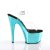 Pleaser ADORE-708 Clear/Turquoise  Chrome B-Stock