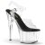 Pleaser ADORE-708 Clear-Black/Clear EU-37 / US-7