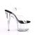 Pleaser ADORE-708 Clear-Black/Clear EU-37 / US-7