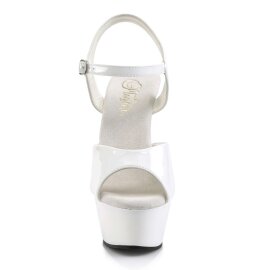 Pleaser KISS-209 White Patent/White EU-40 / US-10