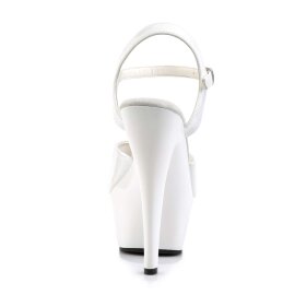 Pleaser KISS-209 White Patent/White EU-42 / US-12