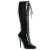 Pleaser SEDUCE-2020 Knee-High Boots Patent Black EU-37 / US-7