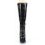 Pleaser SEDUCE-2020 Knee-High Boots Patent Black EU-37 / US-7