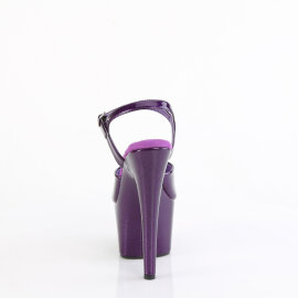 Pleaser ADORE-709GP Platform Sandalettes Patent Glitter Dark Purple EU-42 / US-12