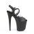 Pleaser FLAMINGO-824 Plateau Sandalettes Faux Leather Black EU-37 / US-7