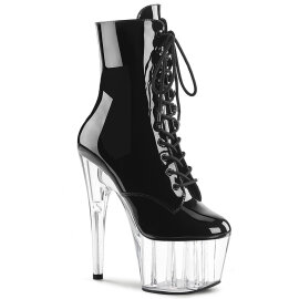 Pleaser ADORE-1020 Platform Ankle Boots Patent Clear...