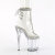 Pleaser FLAMINGO-1018C-2RS Platform Ankle Boots Clear Rhinestones Transparent EU-41 / US-11