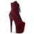 Pleaser FLAMINGO-1020FS Burgundy Faux Suede/Burgundy Faux Suede EU-36 / US-6