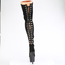 Pleaser ADORE-3063 Platform Overknee Boots Black EU-43 / US-13